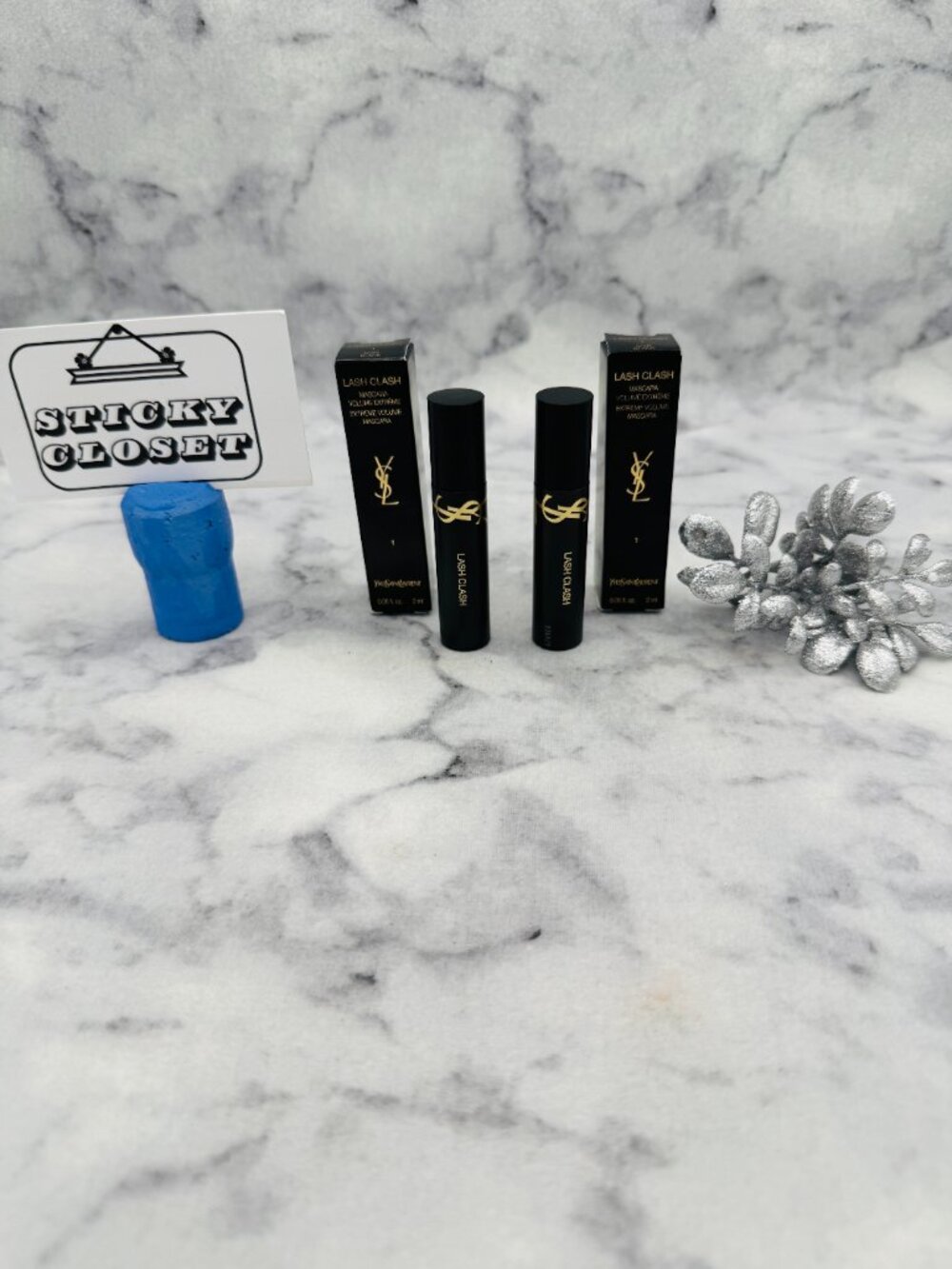 Yves Saint Laurent Beauty Set-Lash Extreme Volume Mascara Noir Black-2pc-BOX-NEW